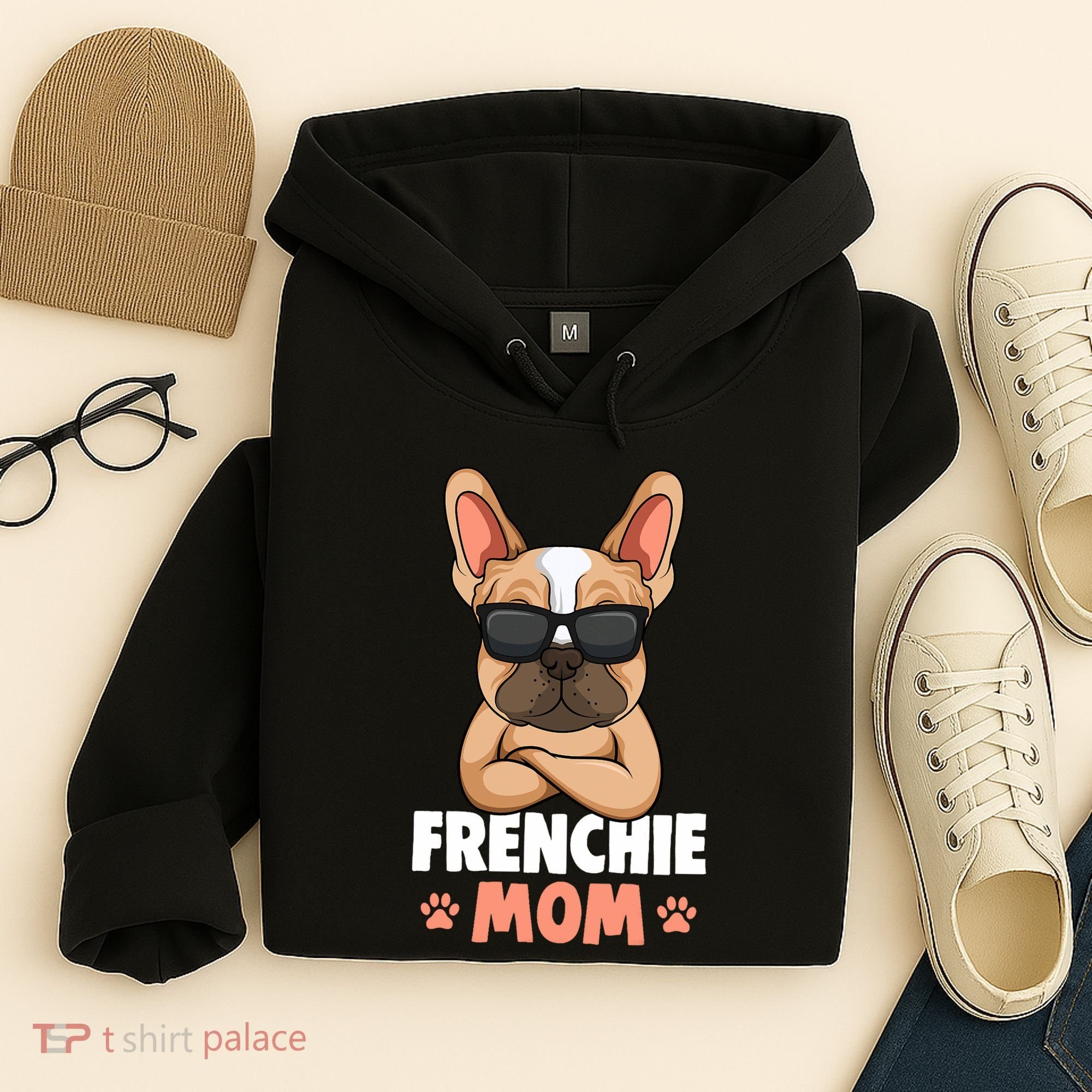 Frenchie Mom French Bulldog Dog Hoodie