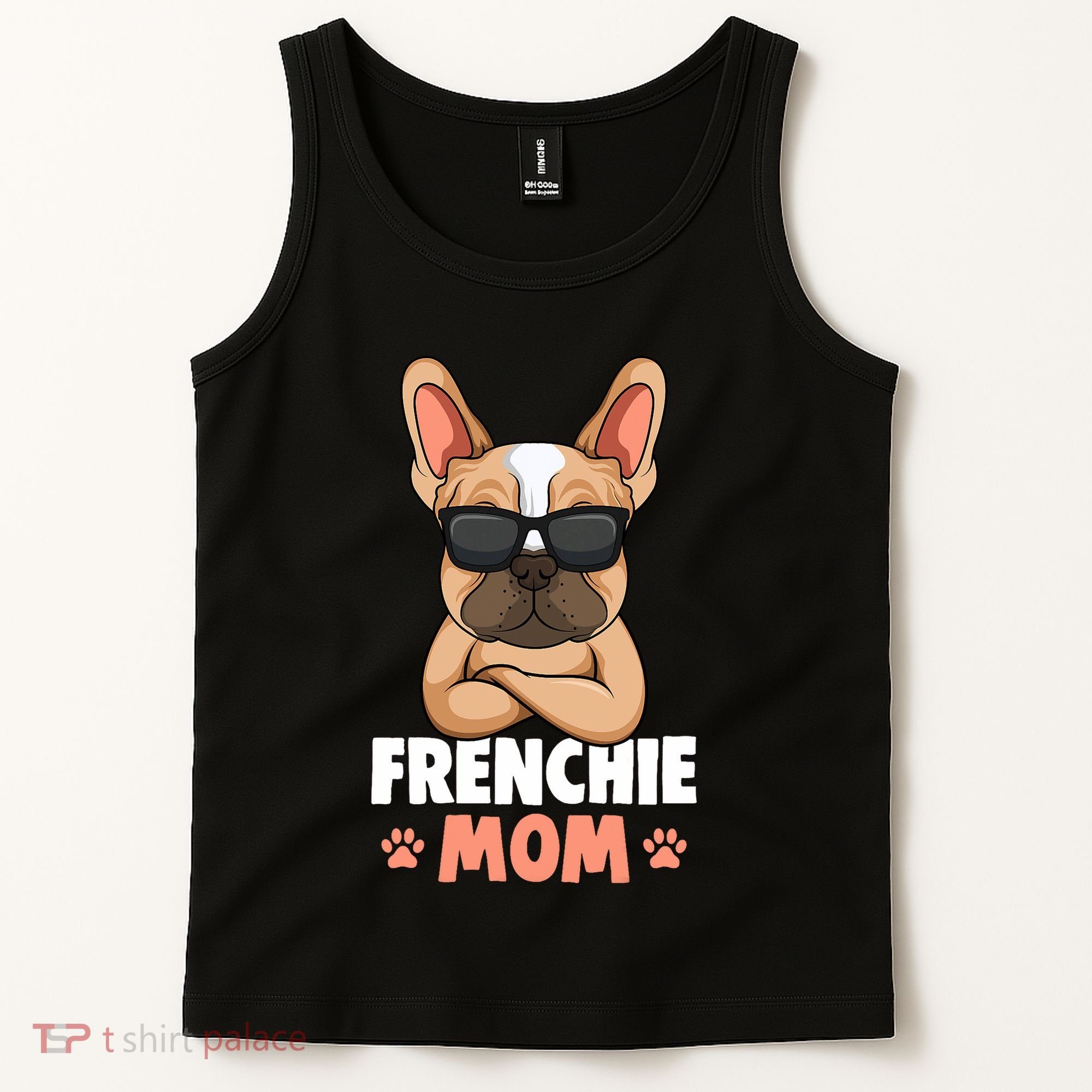 Frenchie Mom French Bulldog Dog Tank Top