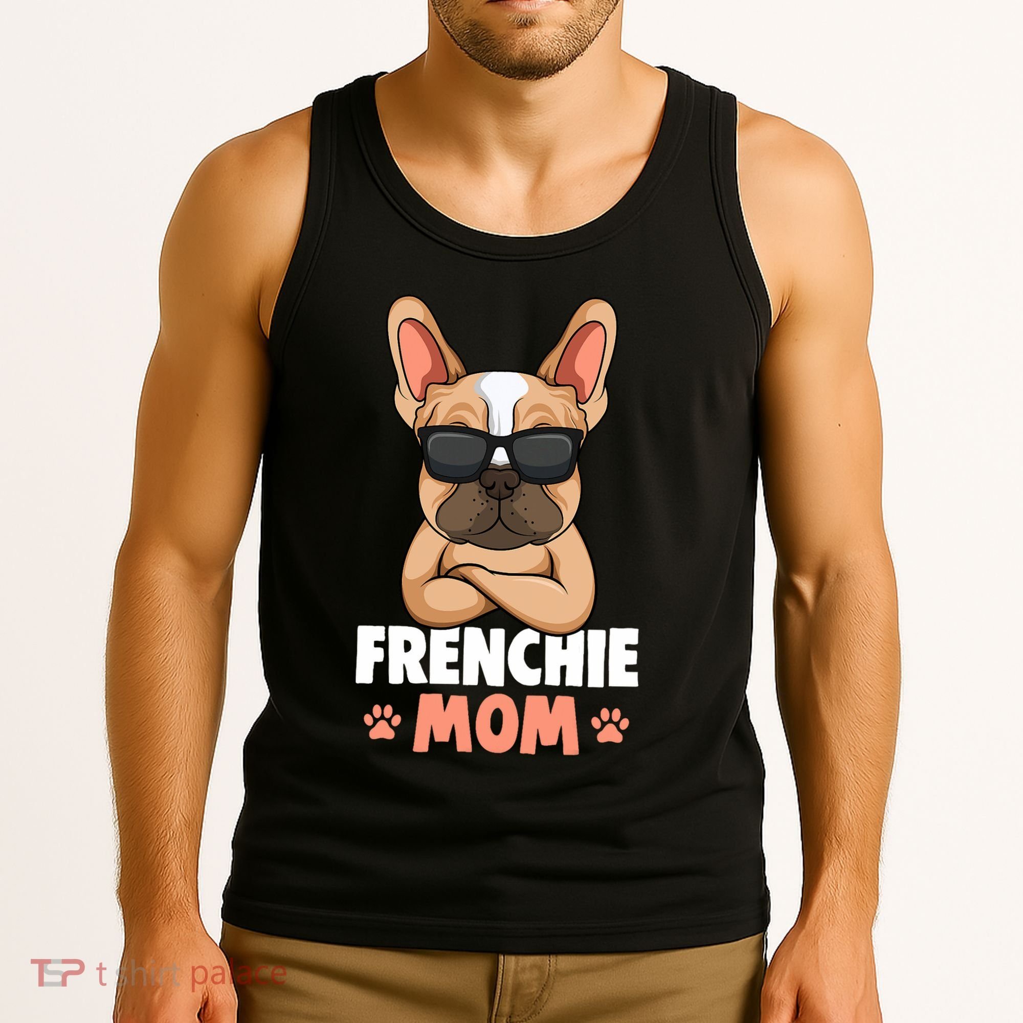 Frenchie Mom French Bulldog Dog Tank Top