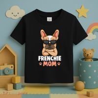 Frenchie Mom French Bulldog Dog Toddler T-Shirt thumb 3