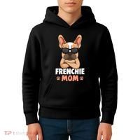 Frenchie Mom French Bulldog Dog Kids Hoodie thumb 4