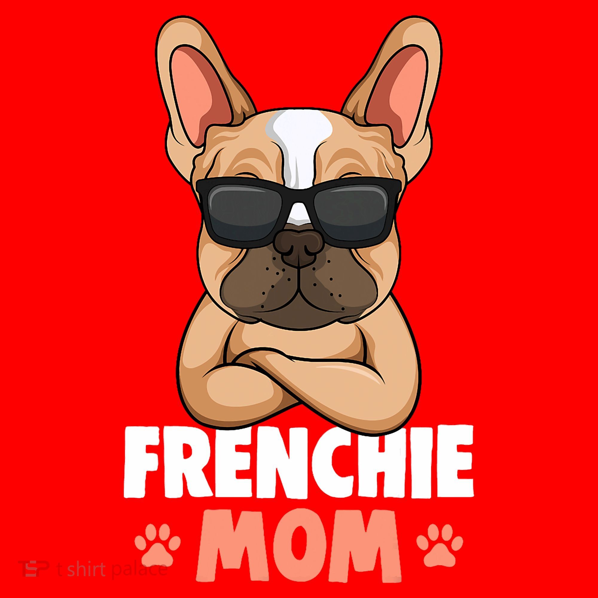 Frenchie Mom French Bulldog Dog Santa Hat