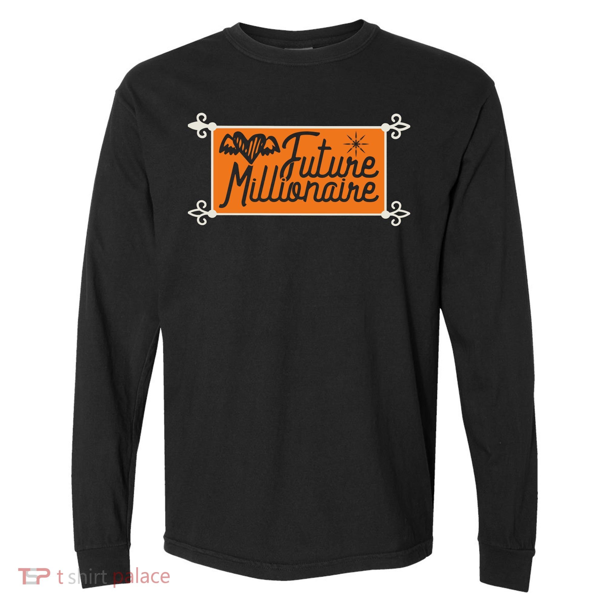 Future Millionaire Comfort Colors Heavyweight Long Sleeve T-Shirt