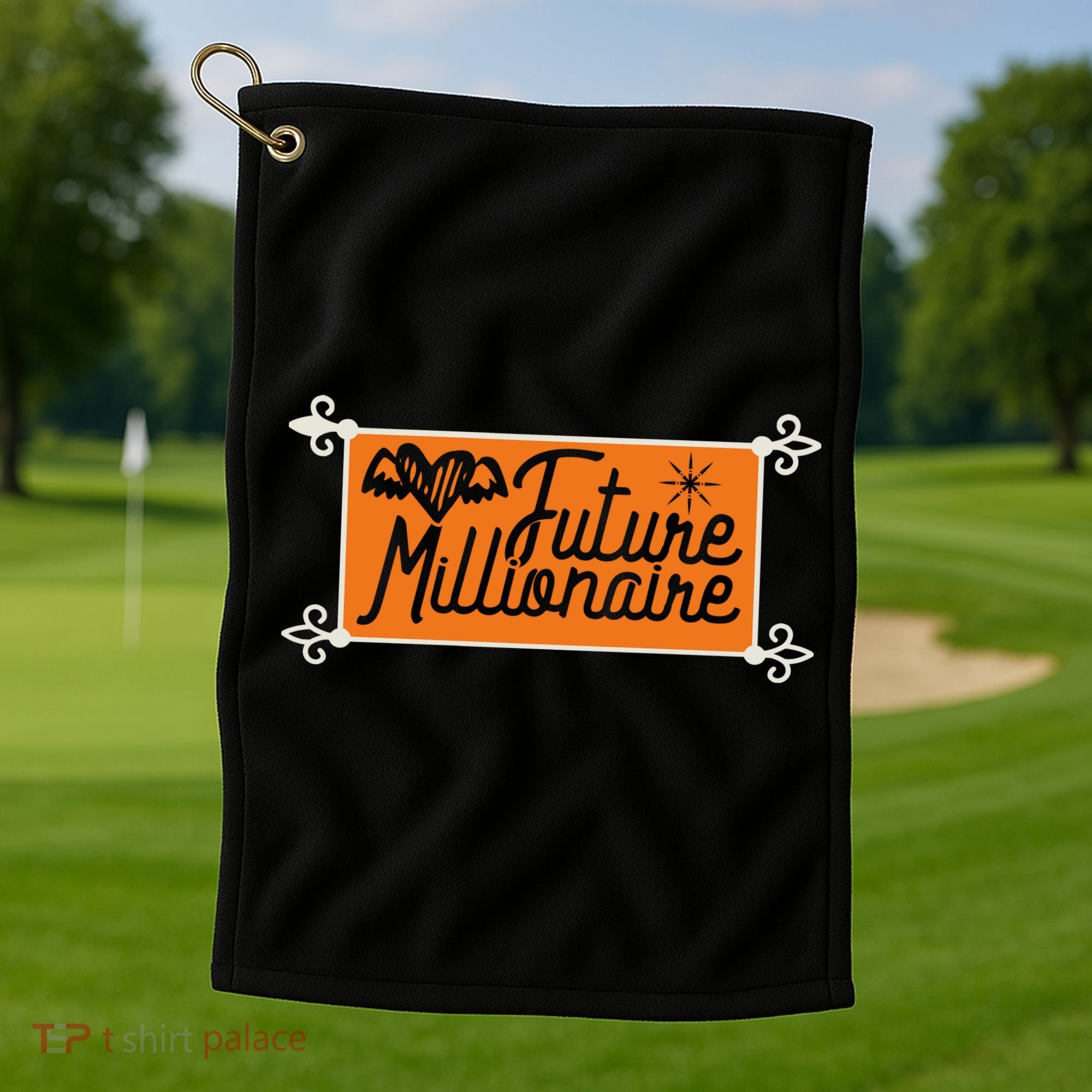 Future Millionaire Golf Towel