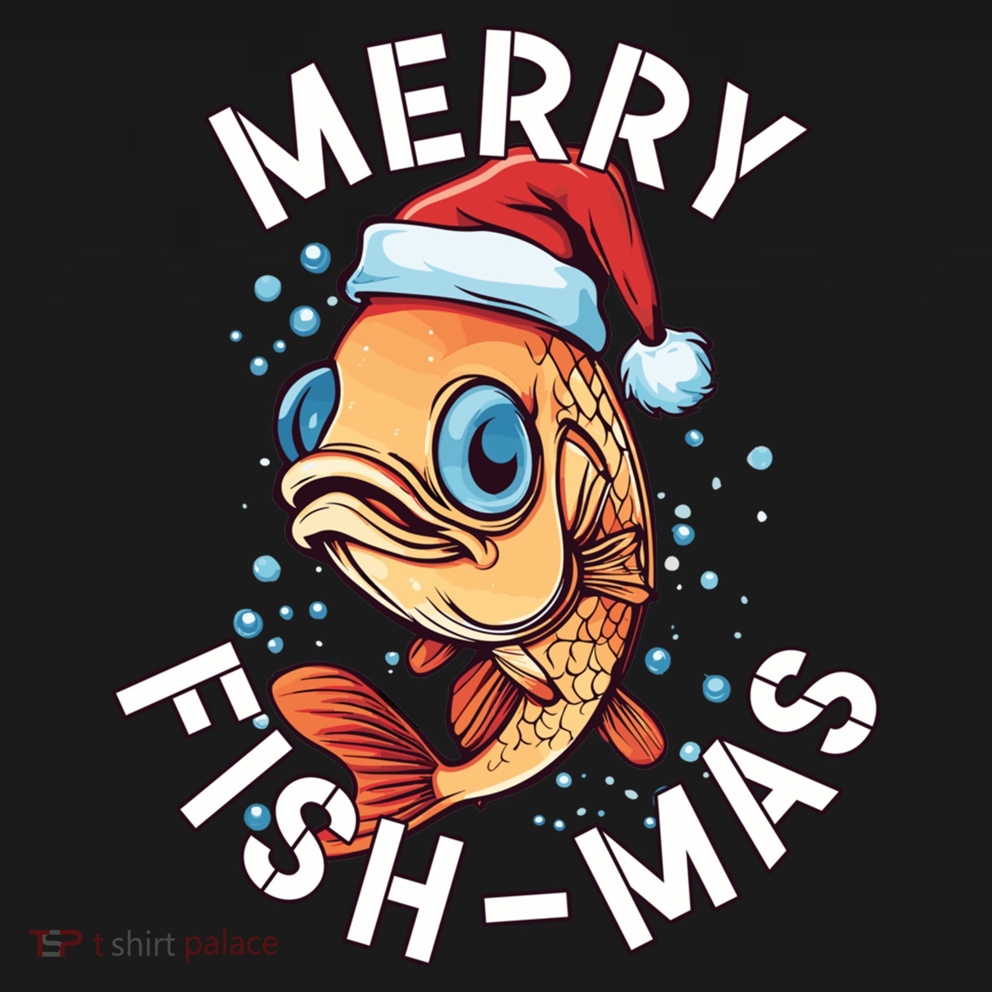 Funny Merry Fishmas Christmas Fish Great Gift Backpack