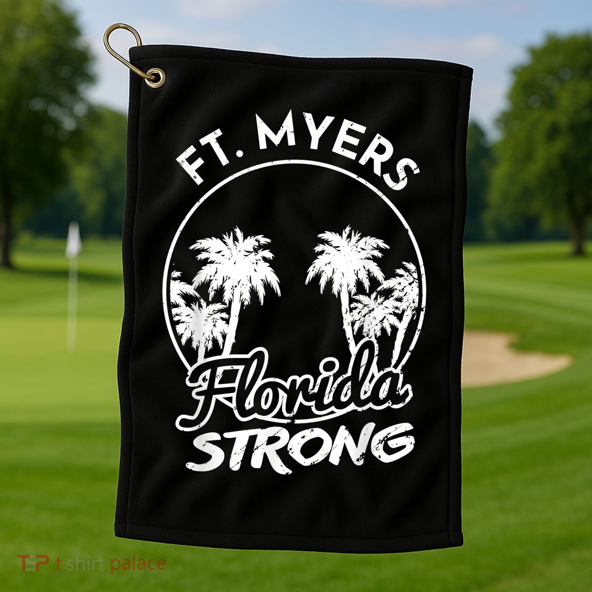 Ft. Myers Florida Strong Community Support Golf Towel