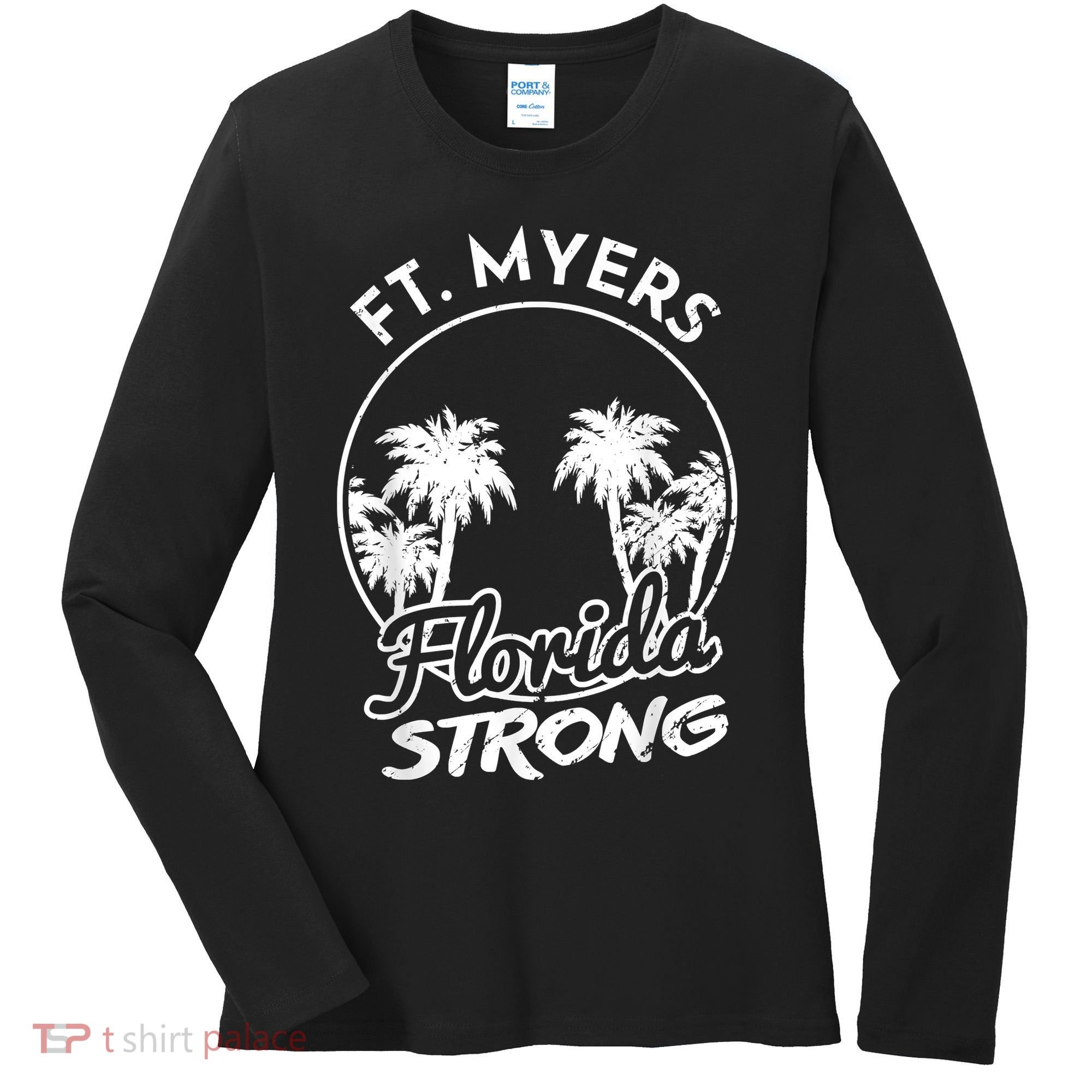Ft. Myers Florida Strong Community Support Women's Long Sleeve Shirt