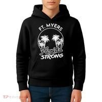 Ft. Myers Florida Strong Community Support Kids Hoodie thumb 4