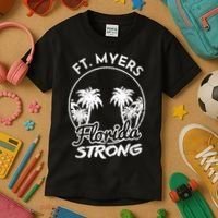 Ft. Myers Florida Strong Community Support Kids T-Shirt thumb 3