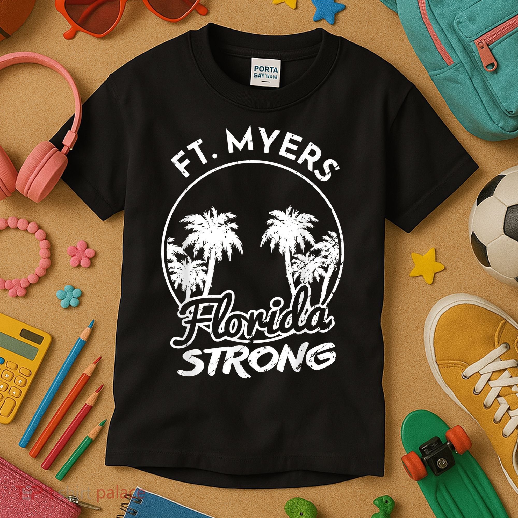 Ft. Myers Florida Strong Community Support Kids T-Shirt