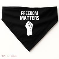 Freedom Matters Fist USA-Made Doggie Bandana thumb 0