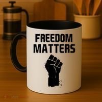 Freedom Matters Fist Coffee Mug thumb 4