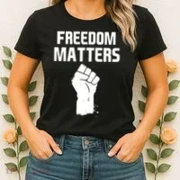 Freedom Matters Fist Women's T-Shirt thumb 2