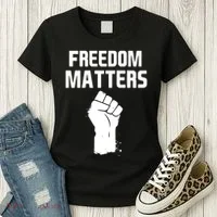 Freedom Matters Fist Women's T-Shirt thumb 3