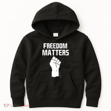 Freedom Matters Fist Kids Hoodie