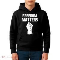 Freedom Matters Fist Kids Hoodie thumb 4