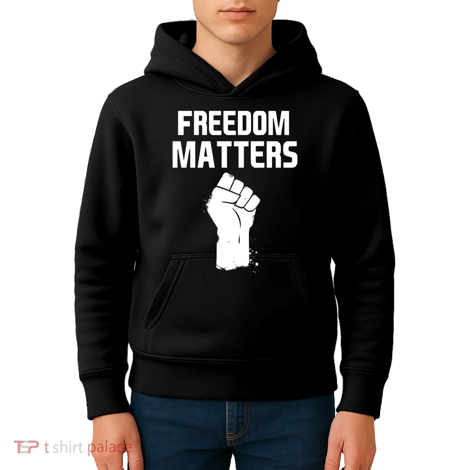 Freedom Matters Fist Kids Hoodie