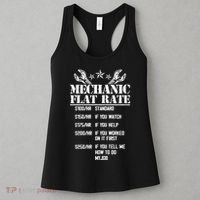 Funny Mechanic Flat Rate Women's Tank Top thumb 3