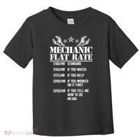Funny Mechanic Flat Rate Toddler T-Shirt thumb 0
