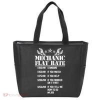 Funny Mechanic Flat Rate Tote Bag thumb 0