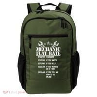 Funny Mechanic Flat Rate Backpack thumb 0