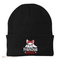Frenchie Mom French Bulldog Dog Owner Mothers Day Beanie thumb 0