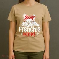 Frenchie Mom French Bulldog Dog Owner Mothers Day T-Shirt thumb 4
