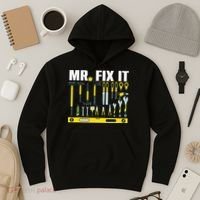 Funny Mr. Fix It Art For DIY Handyman  Repairman Lovers  Hoodie thumb 3