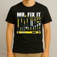 Funny Mr. Fix It Art For DIY Handyman  Repairman Lovers  T-Shirt thumb 3