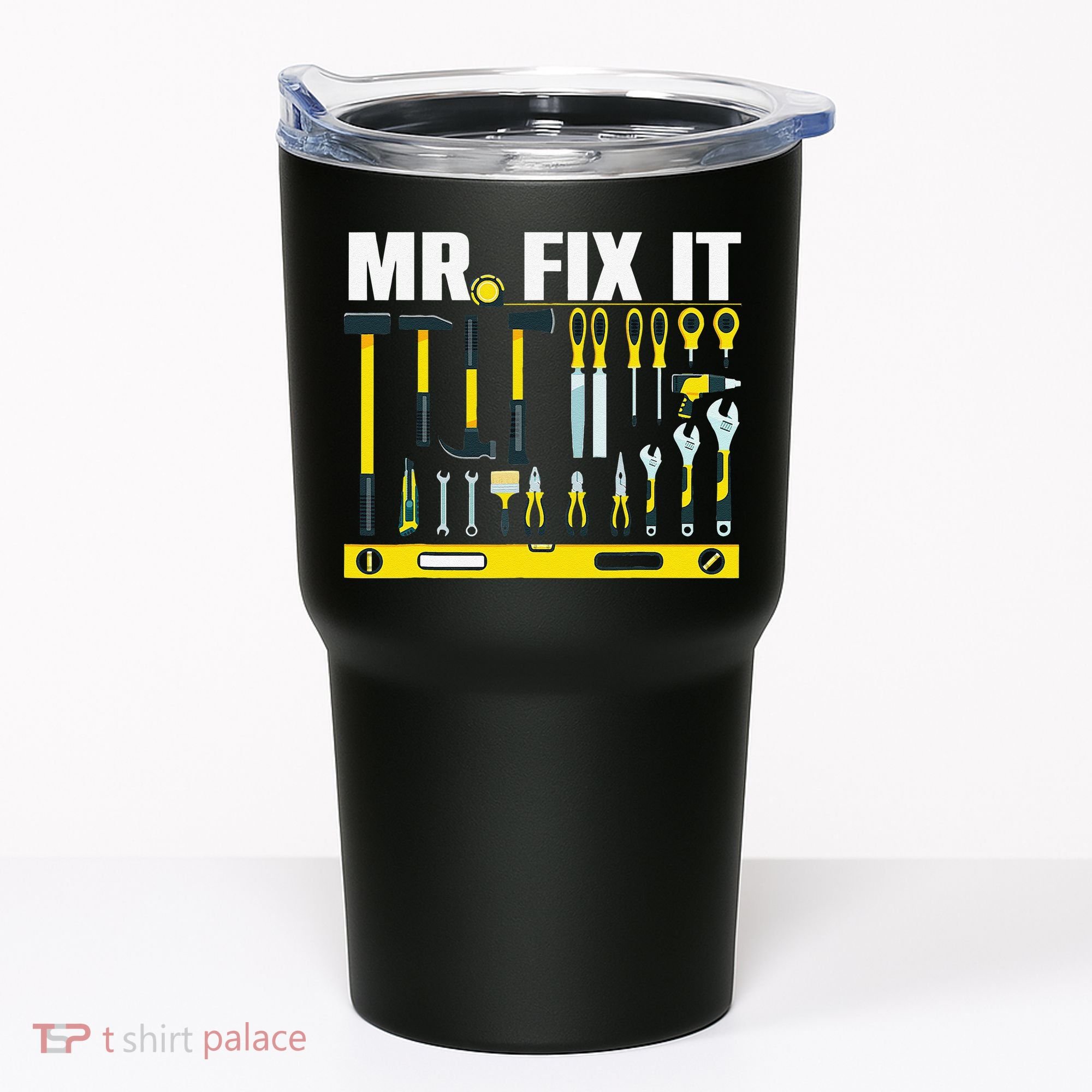 Funny Mr. Fix It Art For DIY Handyman  Repairman Lovers  Tumbler
