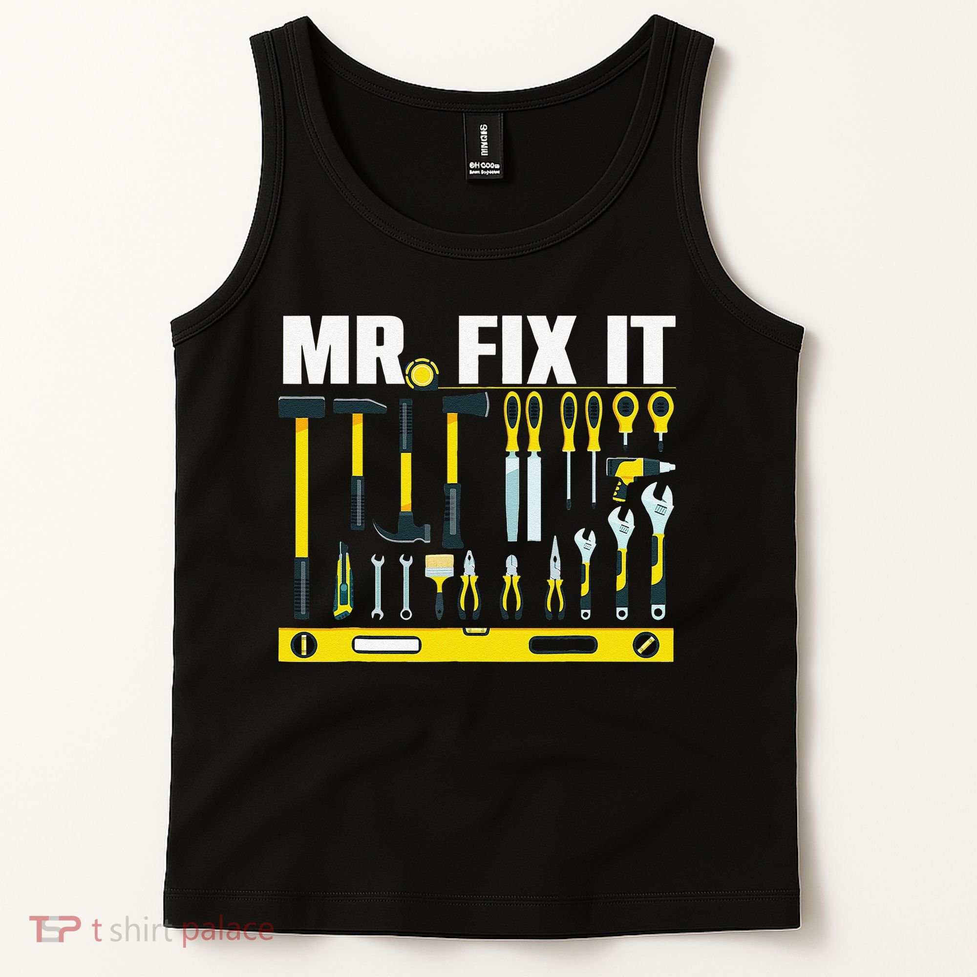 Funny Mr. Fix It Art For DIY Handyman  Repairman Lovers  Tank Top