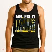 Funny Mr. Fix It Art For DIY Handyman  Repairman Lovers  Tank Top thumb 3