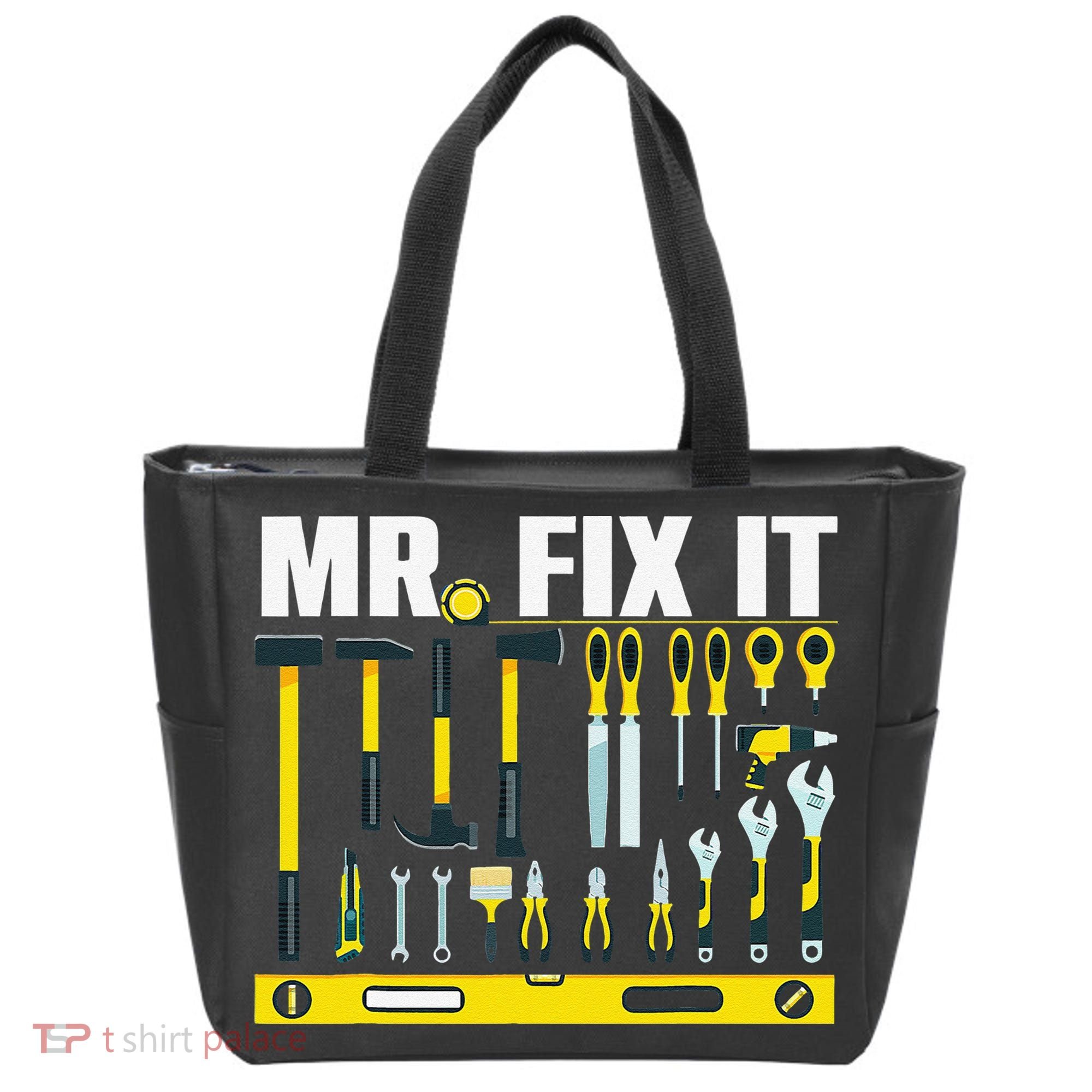 Funny Mr. Fix It Art For DIY Handyman  Repairman Lovers  Tote Bag