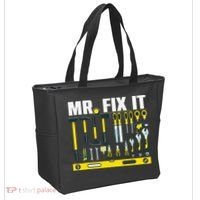 Funny Mr. Fix It Art For DIY Handyman  Repairman Lovers  Tote Bag thumb 2