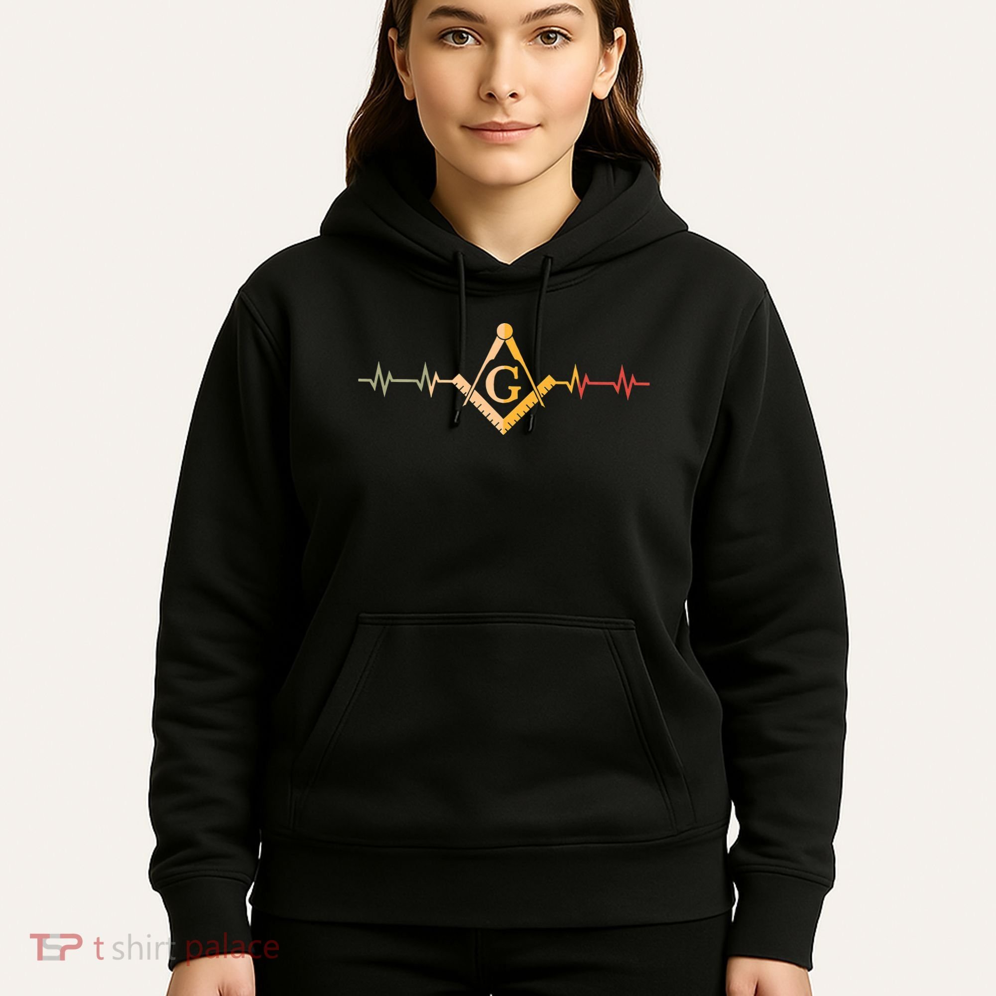 Freemason Masonic Fraternal Freemasonry Square Compass Hoodie