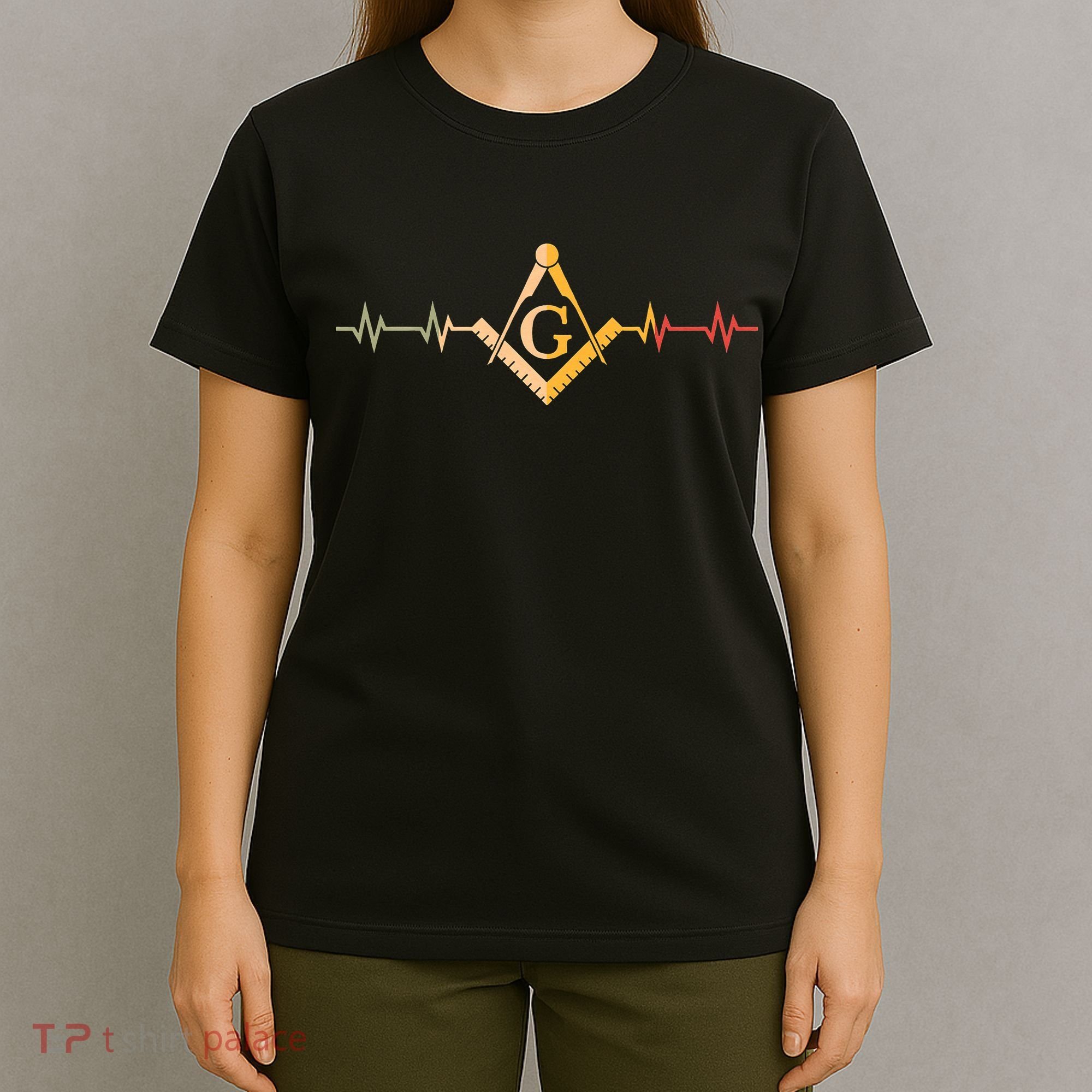 Freemason Masonic Fraternal Freemasonry Square Compass T-Shirt