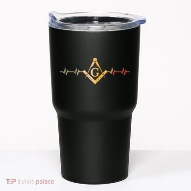 Freemason Masonic Fraternal Freemasonry Square Compass Tumbler
