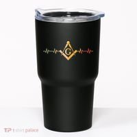 Freemason Masonic Fraternal Freemasonry Square Compass Tumbler thumb 0