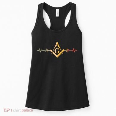 Freemason Masonic Fraternal Freemasonry Square Compass Women's Tank Top