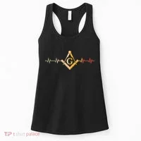 Freemason Masonic Fraternal Freemasonry Square Compass Women's Tank Top thumb 0