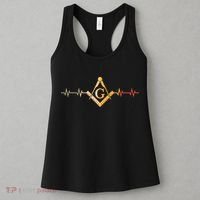 Freemason Masonic Fraternal Freemasonry Square Compass Women's Tank Top thumb 3