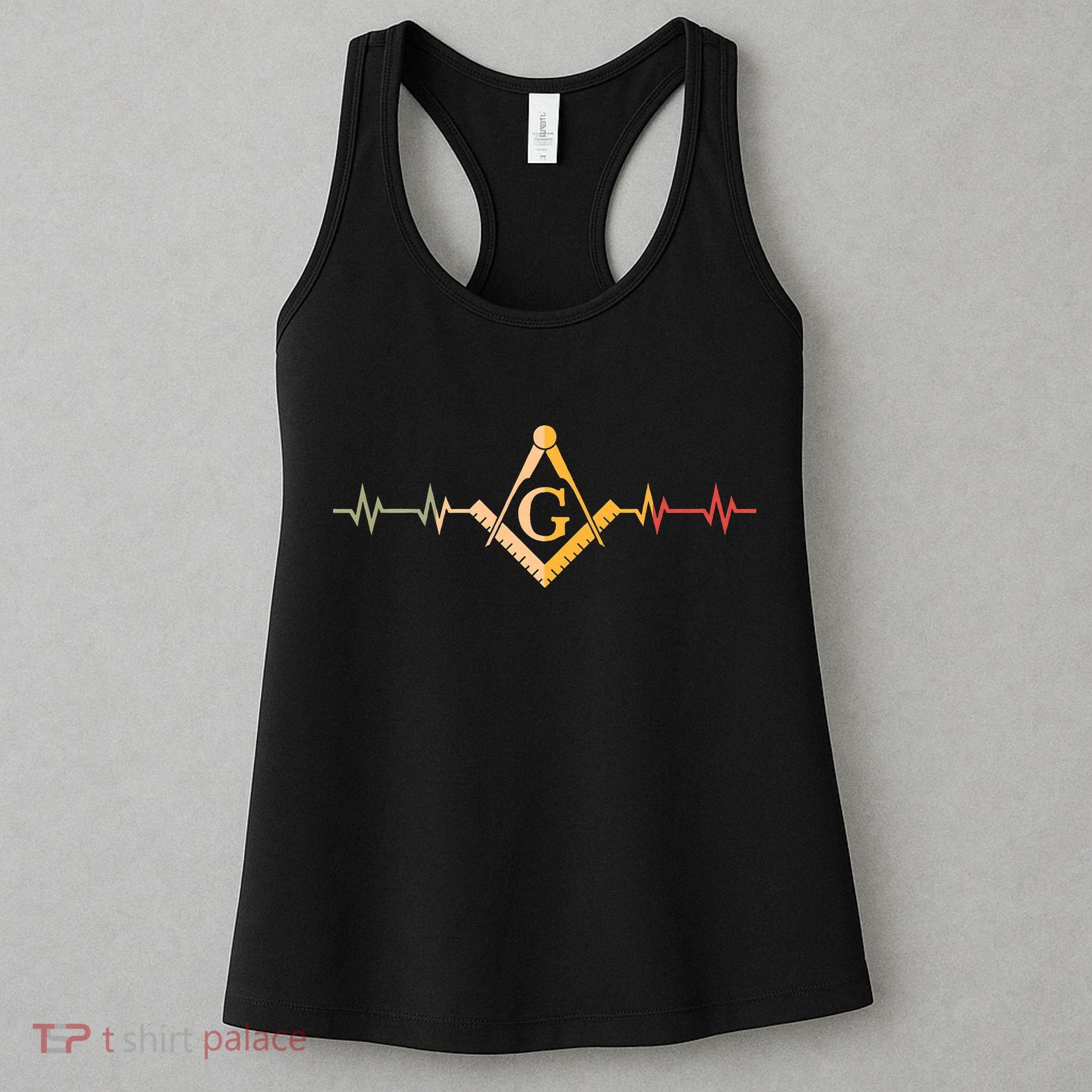 Freemason Masonic Fraternal Freemasonry Square Compass Women's Tank Top