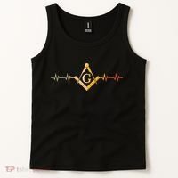 Freemason Masonic Fraternal Freemasonry Square Compass Tank Top thumb 2