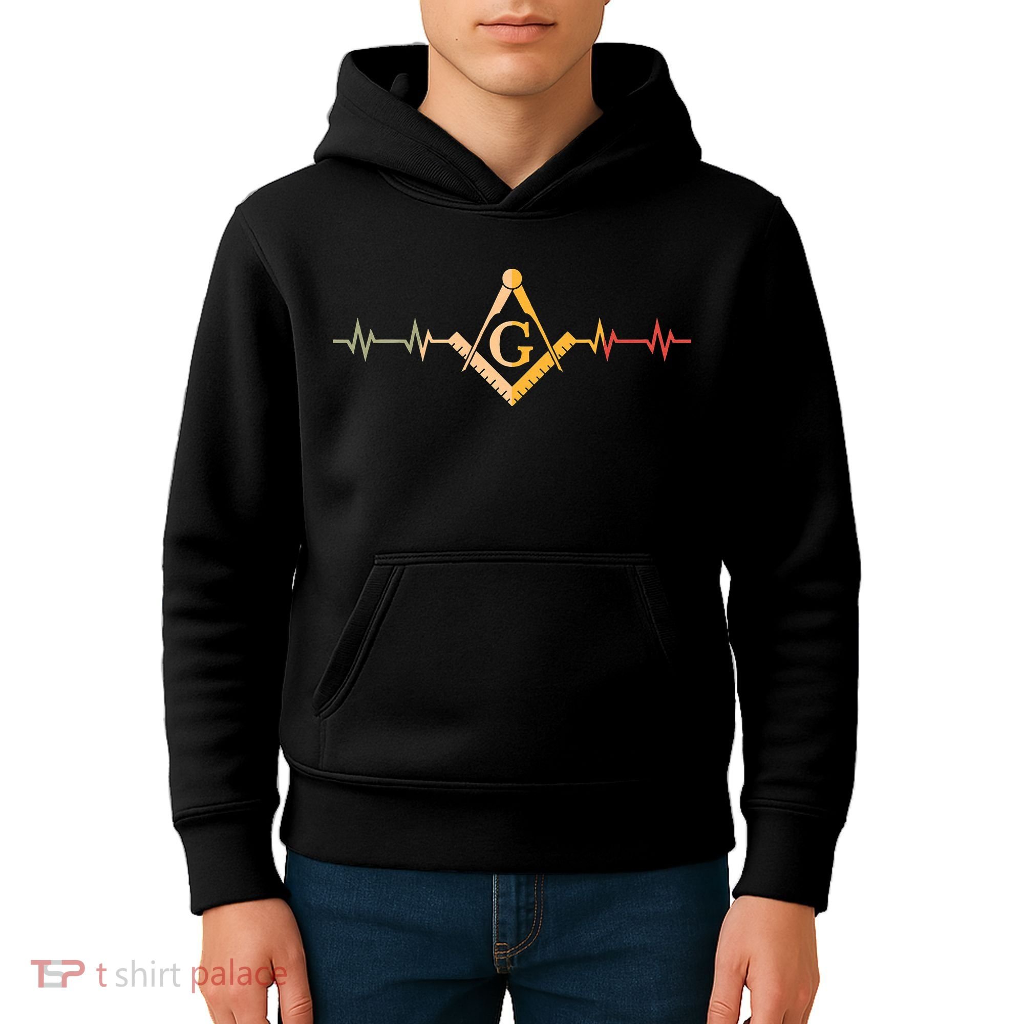 Freemason Masonic Fraternal Freemasonry Square Compass Kids Hoodie