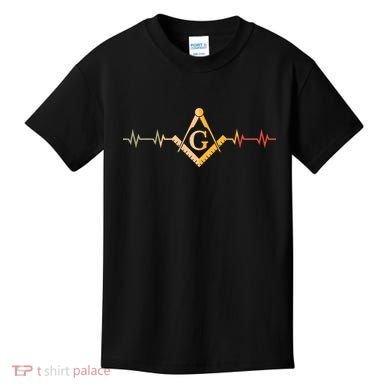 Freemason Masonic Fraternal Freemasonry Square Compass Kids T-Shirt