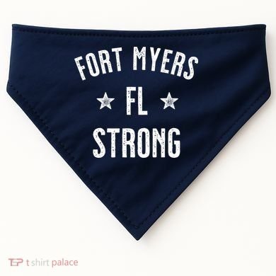 Fort Myers Florida Strong USA-Made Doggie Bandana
