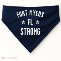 Fort Myers Florida Strong USA-Made Doggie Bandana thumb 0