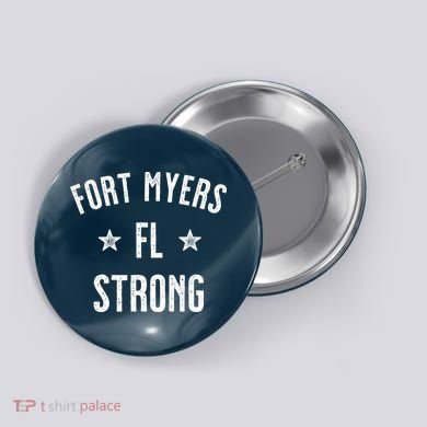 Fort Myers Florida Strong Button