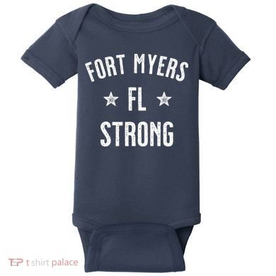 Fort Myers Florida Strong Baby Bodysuit