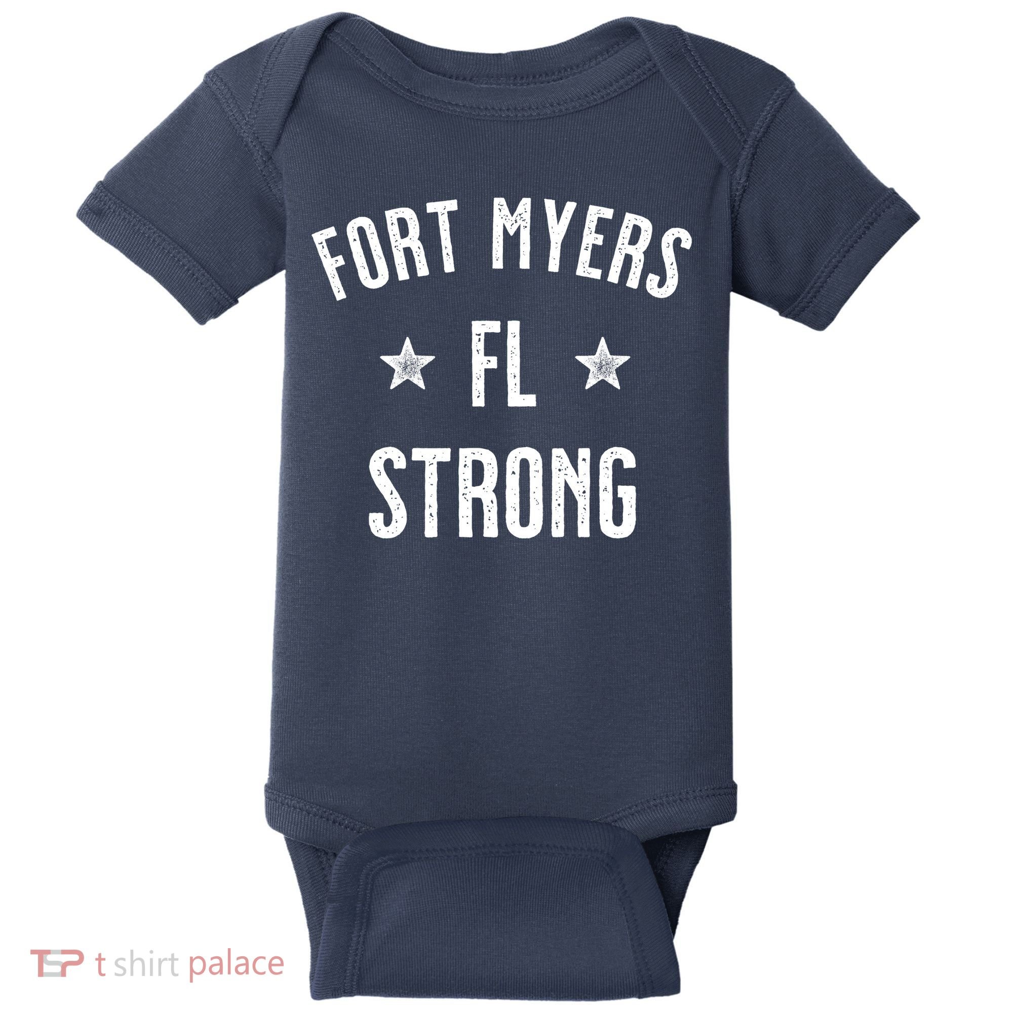 Fort Myers Florida Strong Baby Bodysuit